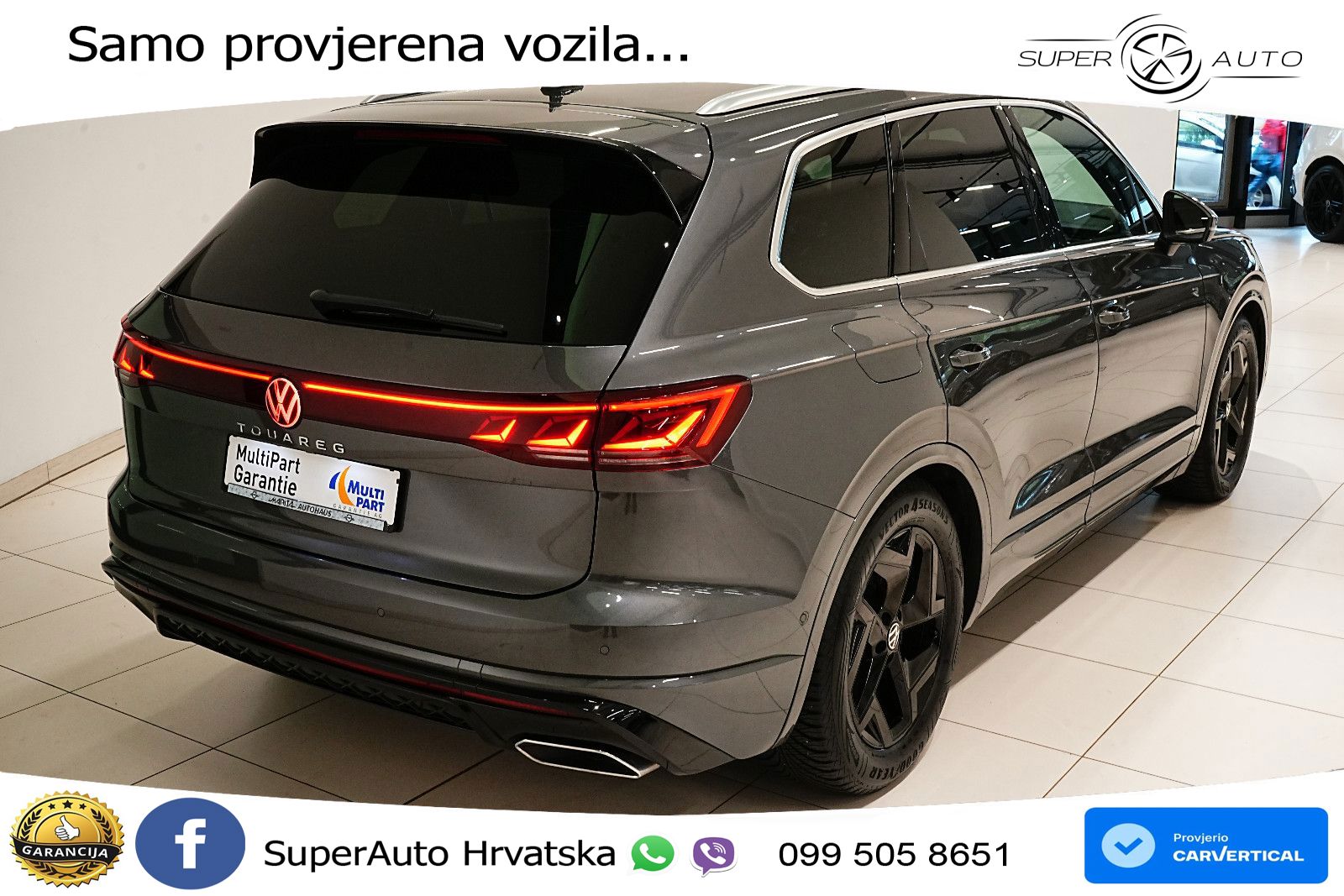 Volkswagen Touareg 3.0 V6 TDI (231 KS) 4MOTION Tiptronic ZRAČNI+ACC+4xGR SJED+KAM