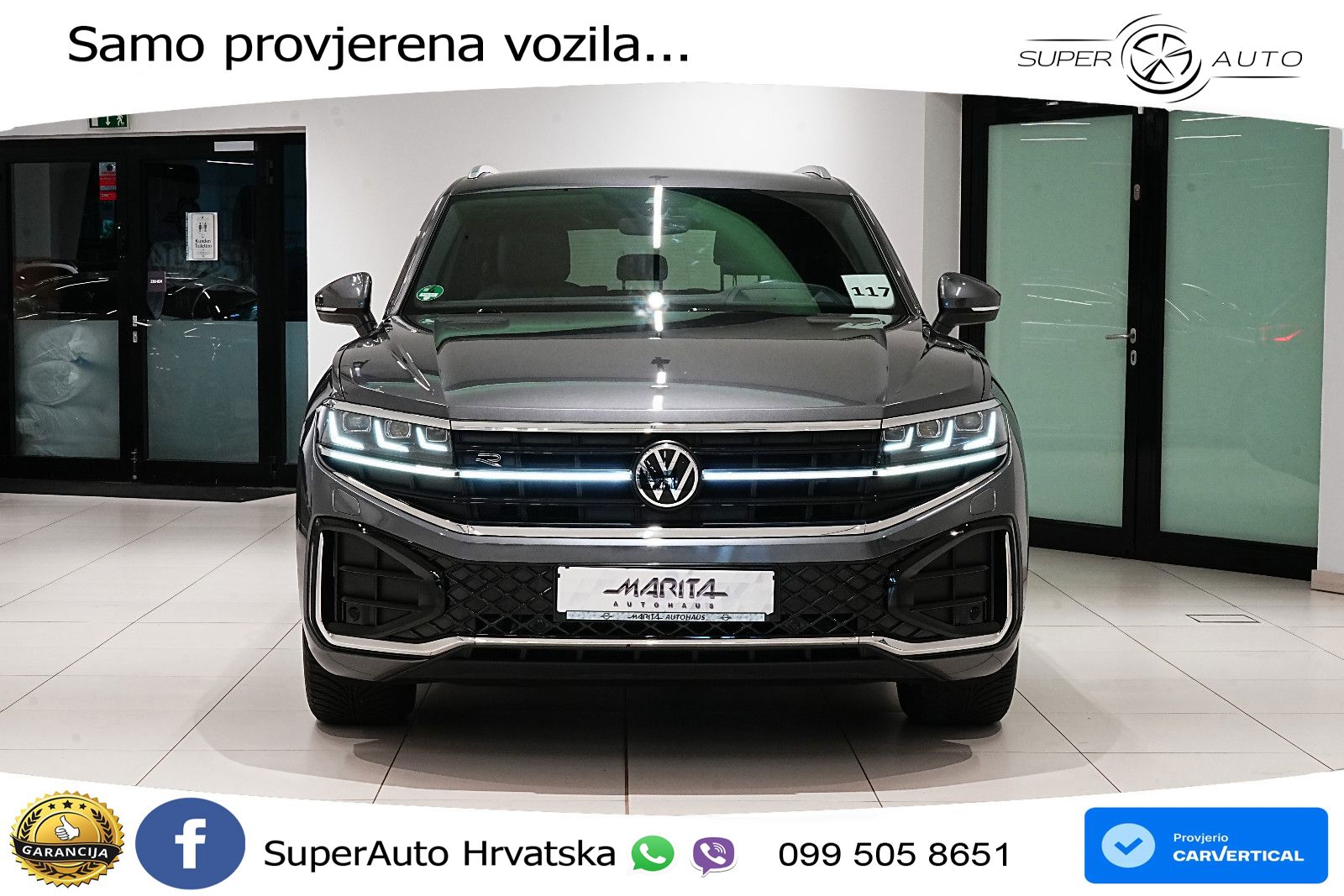 Volkswagen Touareg 3.0 V6 TDI (231 KS) 4MOTION Tiptronic ZRAČNI+ACC+4xGR SJED+KAM