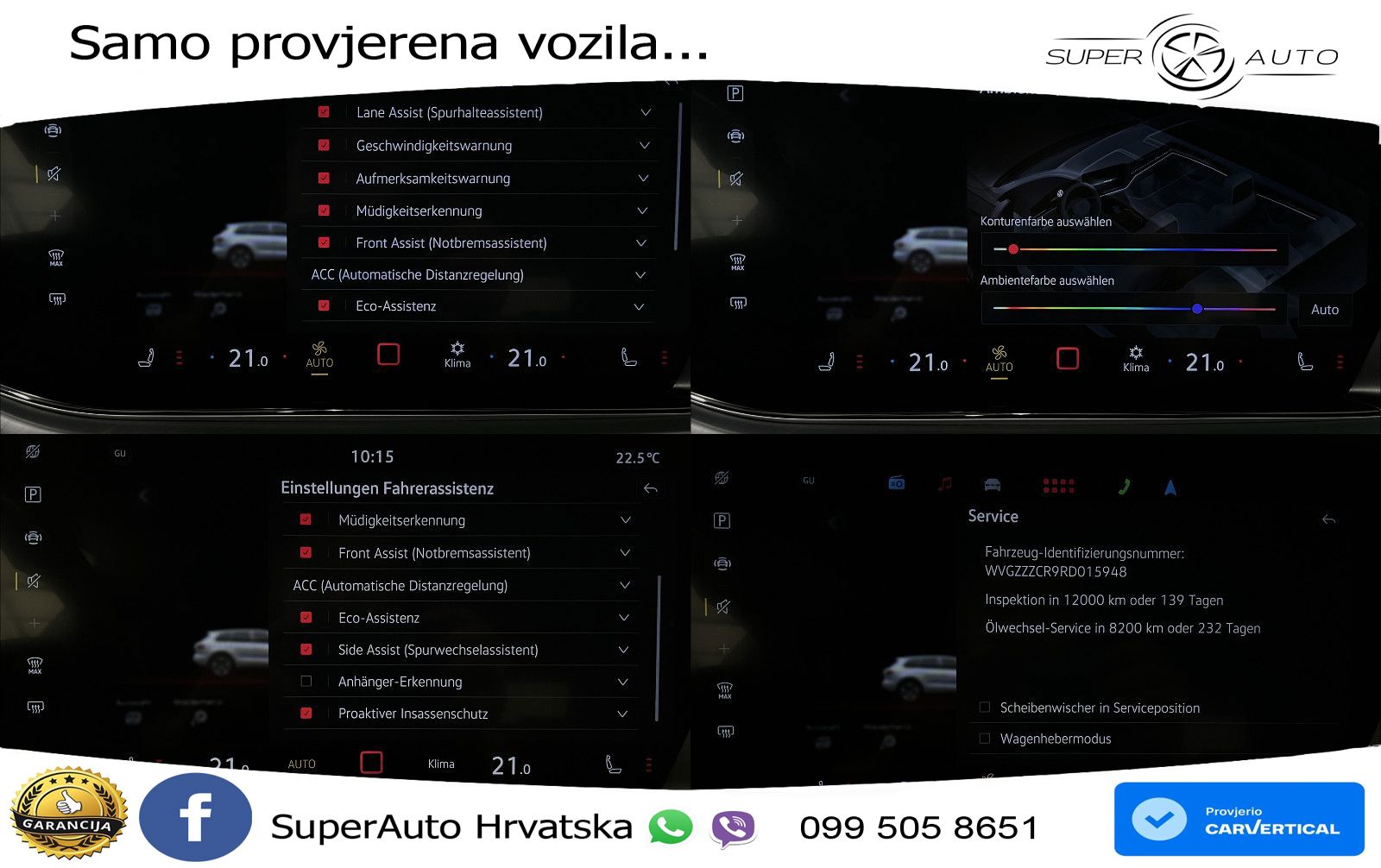 Volkswagen Touareg 3.0 V6 TDI (231 KS) 4MOTION Tiptronic ZRAČNI+ACC+4xGR SJED+KAM