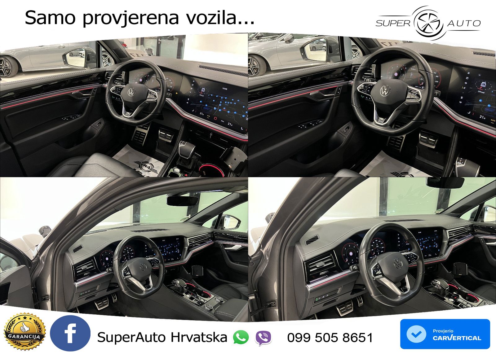 Volkswagen Touareg 3.0 V6 TDI (231 KS) 4MOTION Tiptronic ZRAČNI+ACC+4xGR SJED+KAM