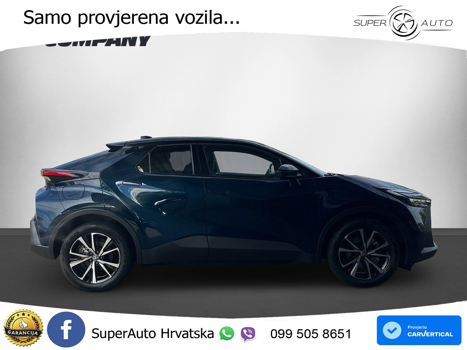 Toyota C-HR 2.0 (223 KS) PHEV e-CVT Teamplayer LED+GR SJED+ACC