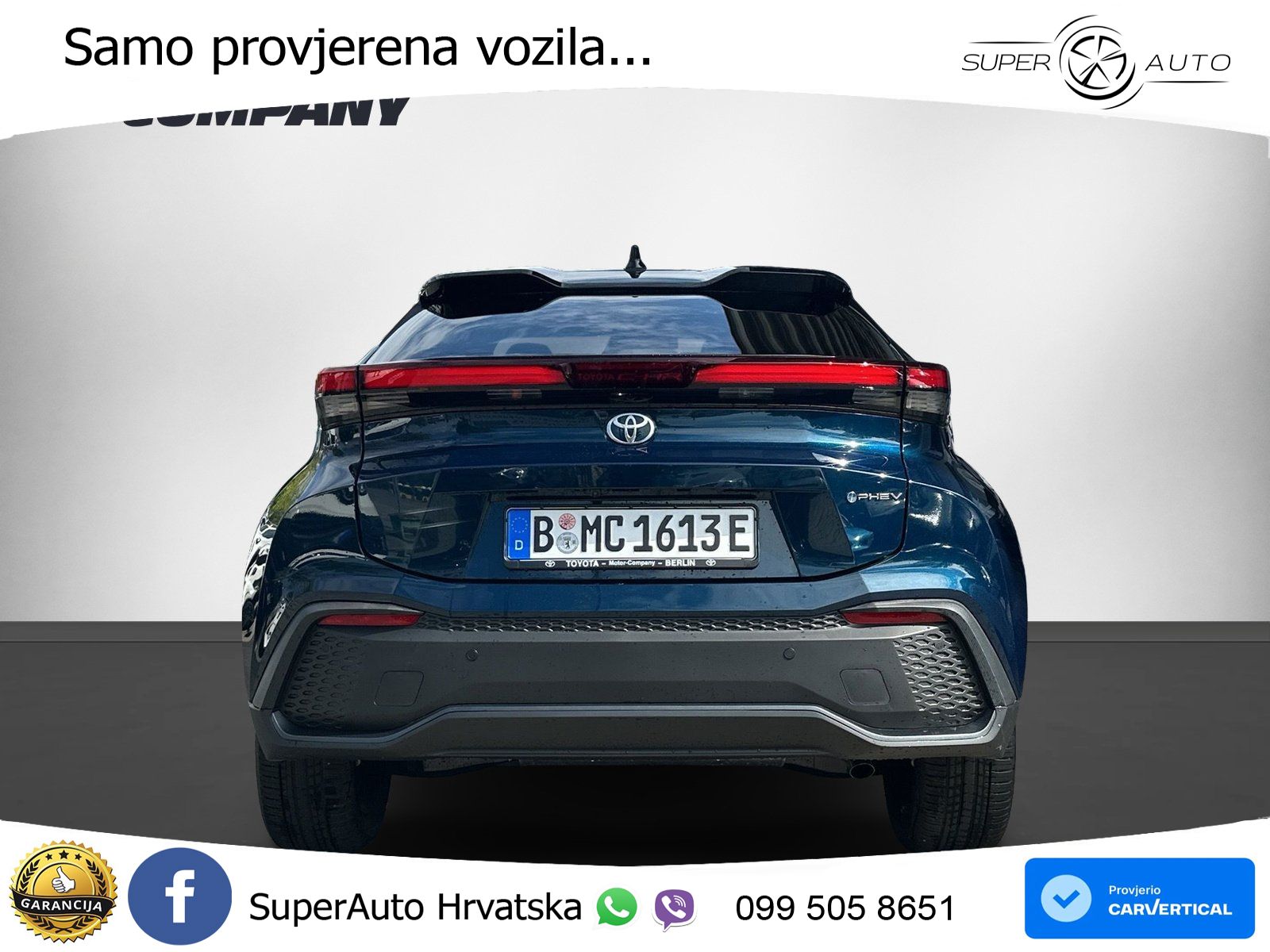 Toyota C-HR 2.0 (223 KS) PHEV e-CVT Teamplayer LED+GR SJED+ACC
