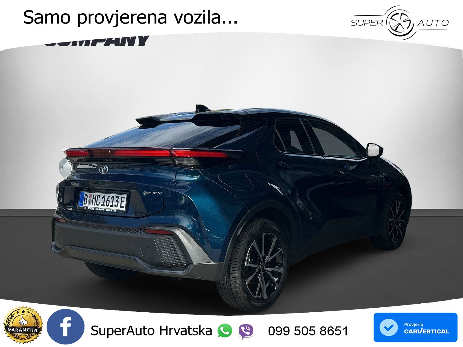 Toyota C-HR 2.0 (223 KS) PHEV e-CVT Teamplayer LED+GR SJED+ACC
