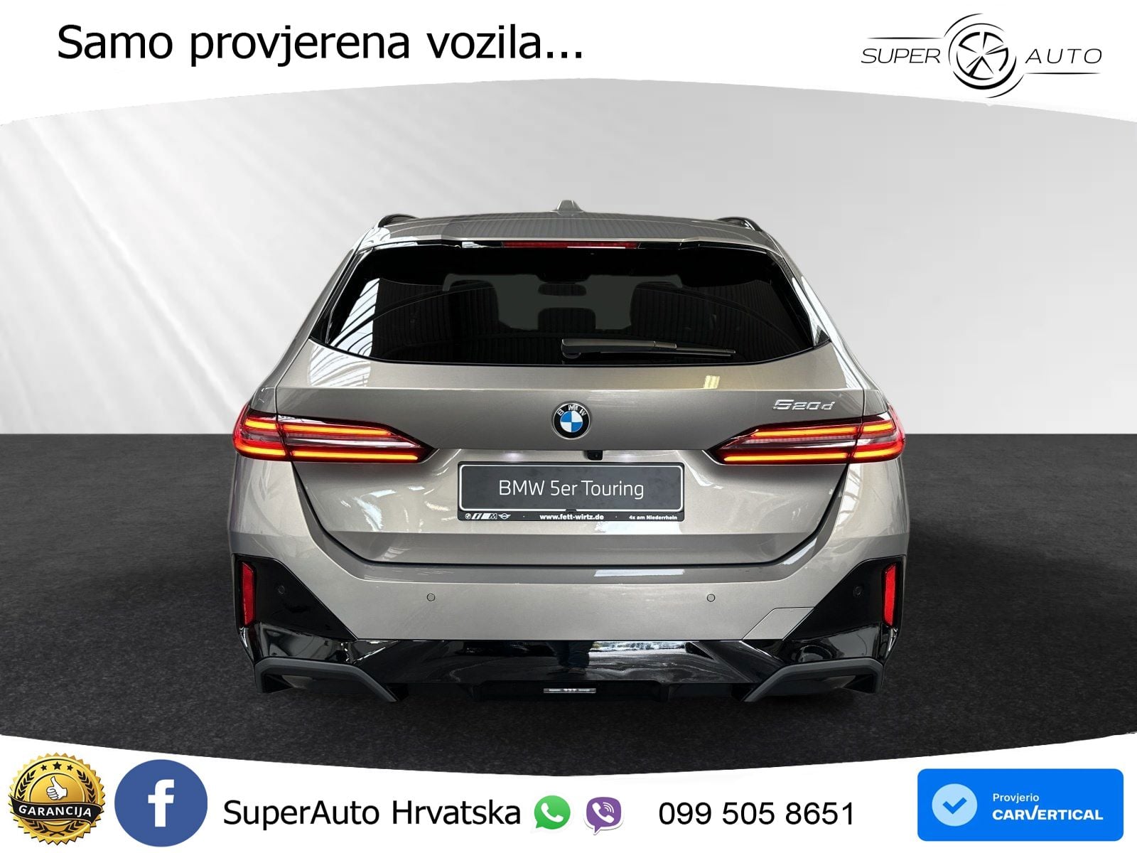 BMW 520d Touring (197 KS) Steptronic M Sport LED+GR SJED+ACC