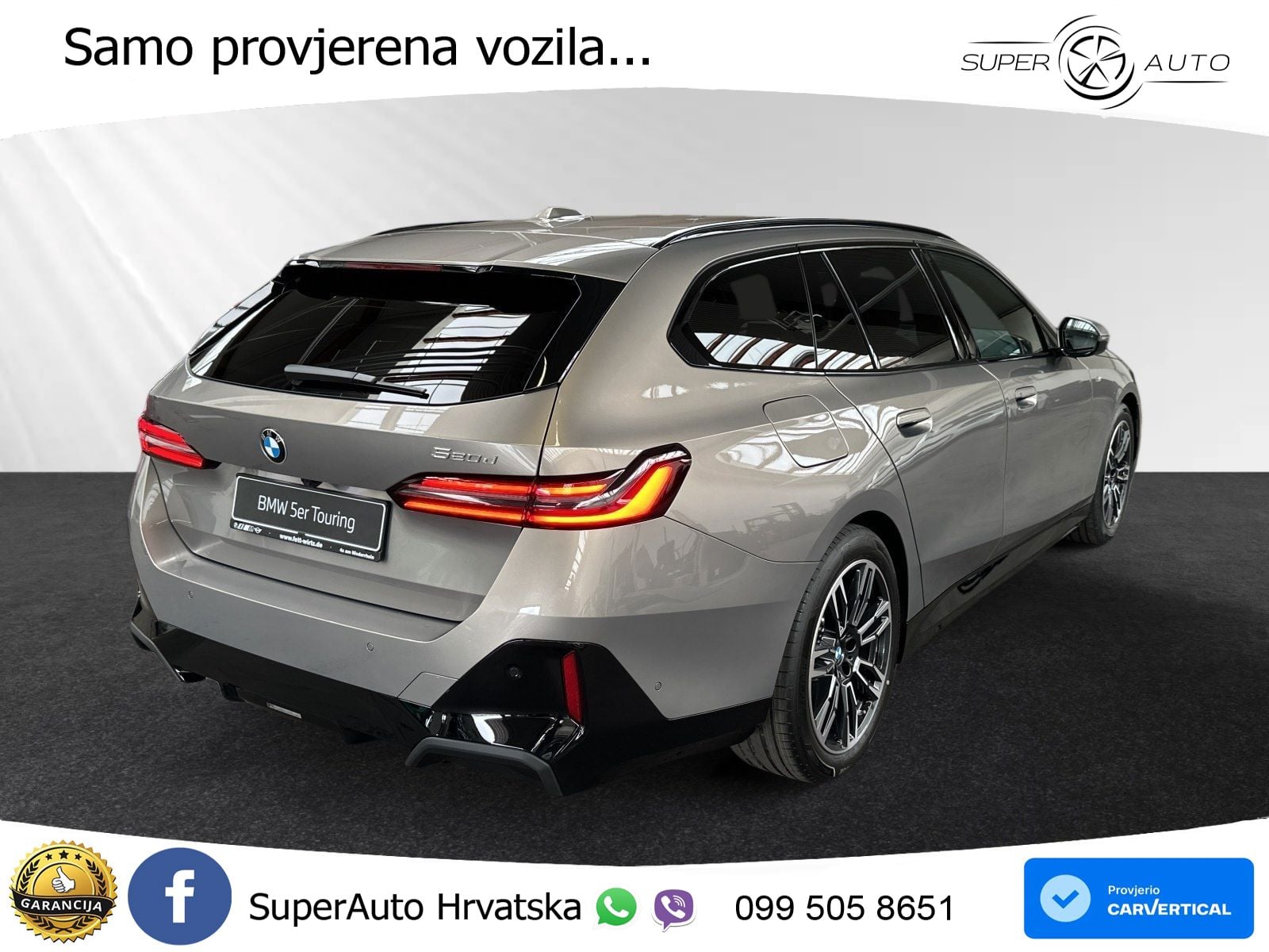 BMW 520d Touring (197 KS) Steptronic M Sport LED+GR SJED+ACC