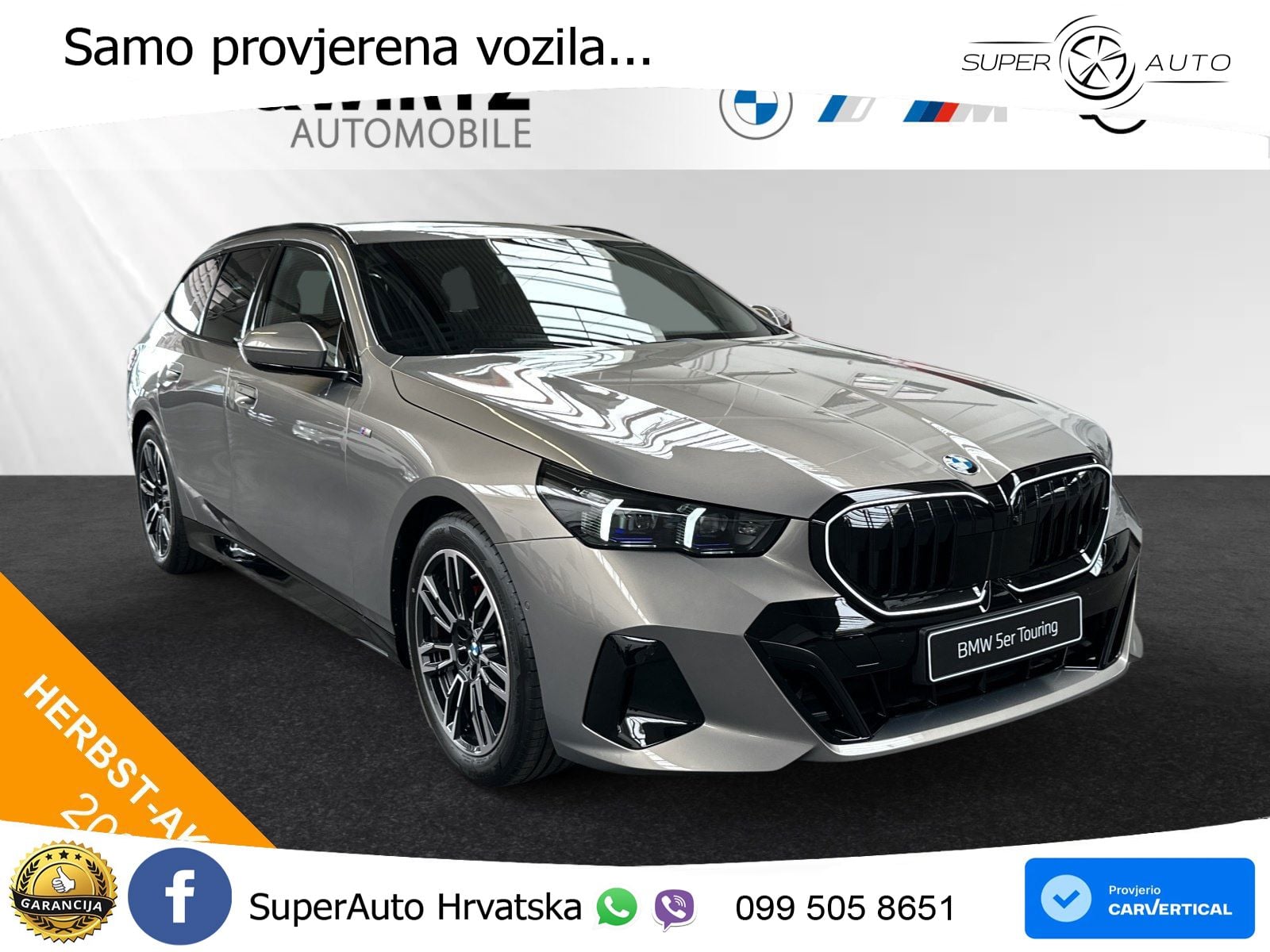 BMW 520d Touring (197 KS) Steptronic M Sport LED+GR SJED+ACC