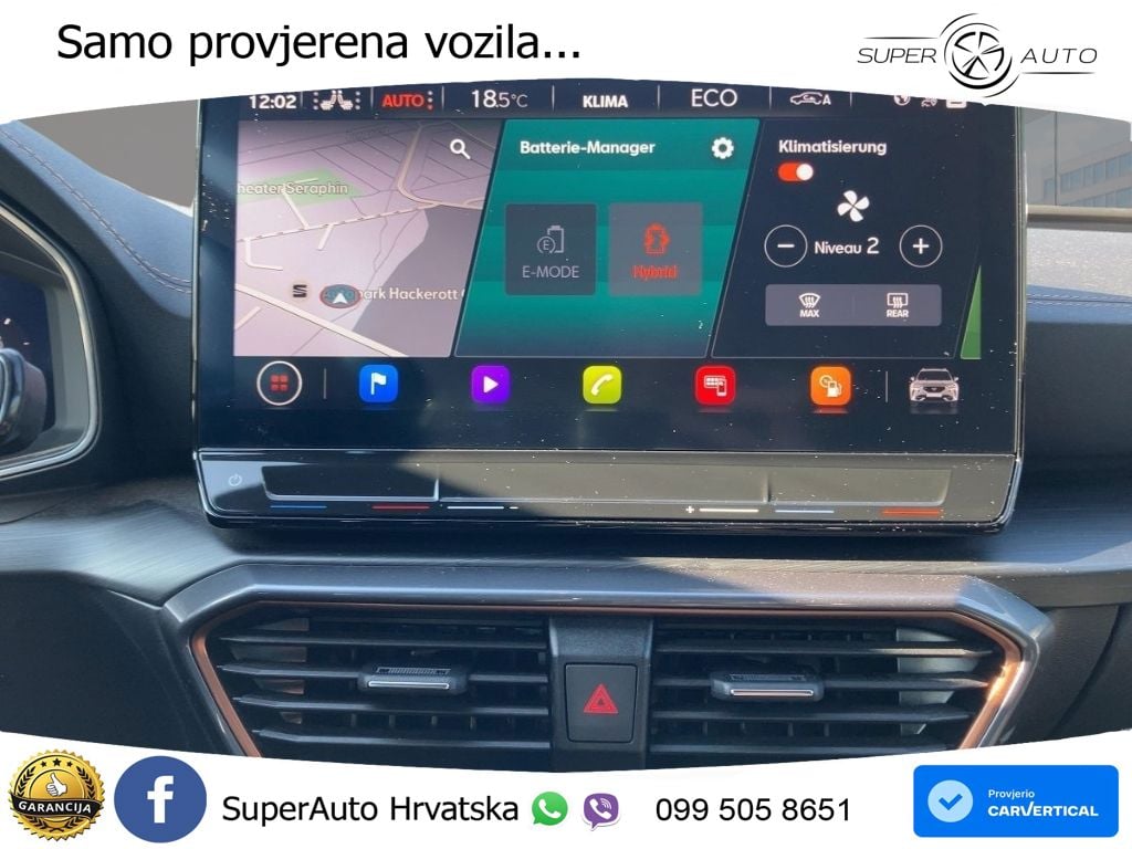 Cupra Formentor 1.4 TSI (245 KS) e-Hybrid DSG VZ MATRIX+GR SJED+KAM