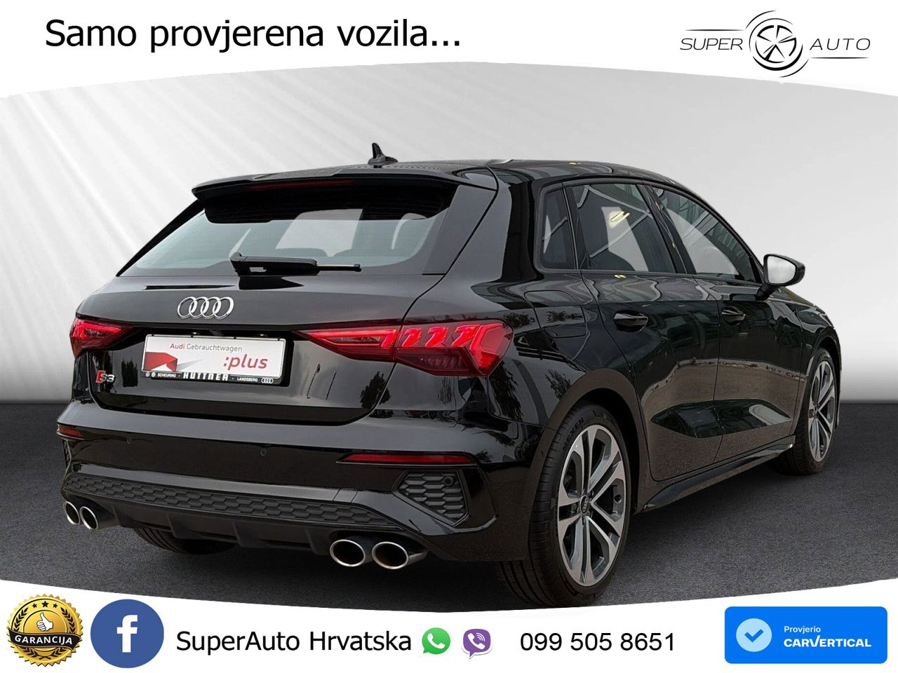 Audi S3 2.0 TFSI (310 KS) quattro S tronic MATRIX+GR SJED+KAM