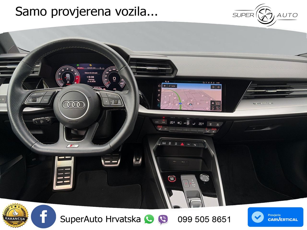 Audi S3 2.0 TFSI (310 KS) quattro S tronic MATRIX+GR SJED+KAM