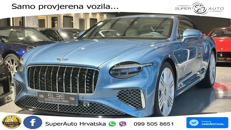 Bentley Continental GTC IV 4.0 V8 TFSi (680 KS) AWD DCT LED+GR SJED+ACC