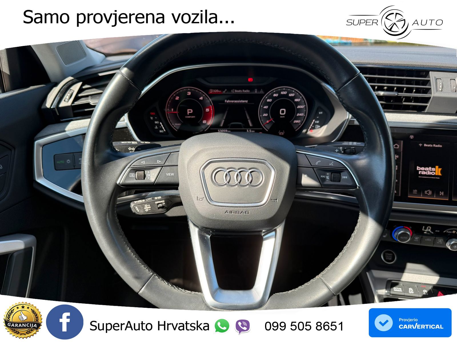 Audi Q3 35 TDI (150 KS) quattro S tronic S line MATRIX+GR SJED+KAM
