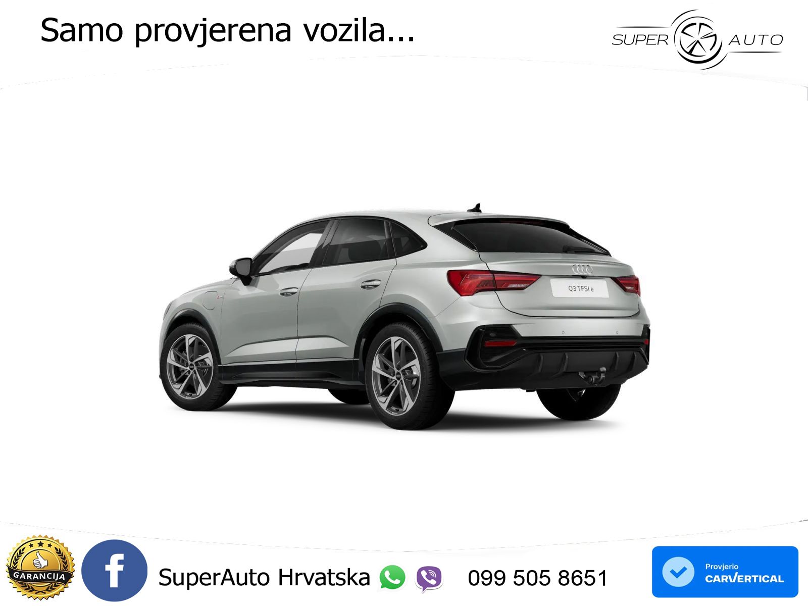 Audi Q3 Sportback 45 TFSIe (245 KS) S tronic S line LED+GR SJED+ACC