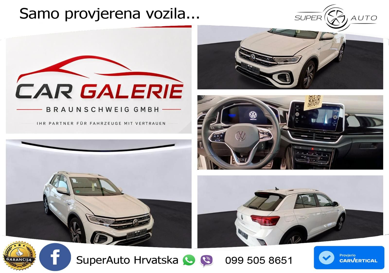 Volkswagen T-Roc 1.5 TSI (150 KS) R-Line LED+GR SJED+ACC