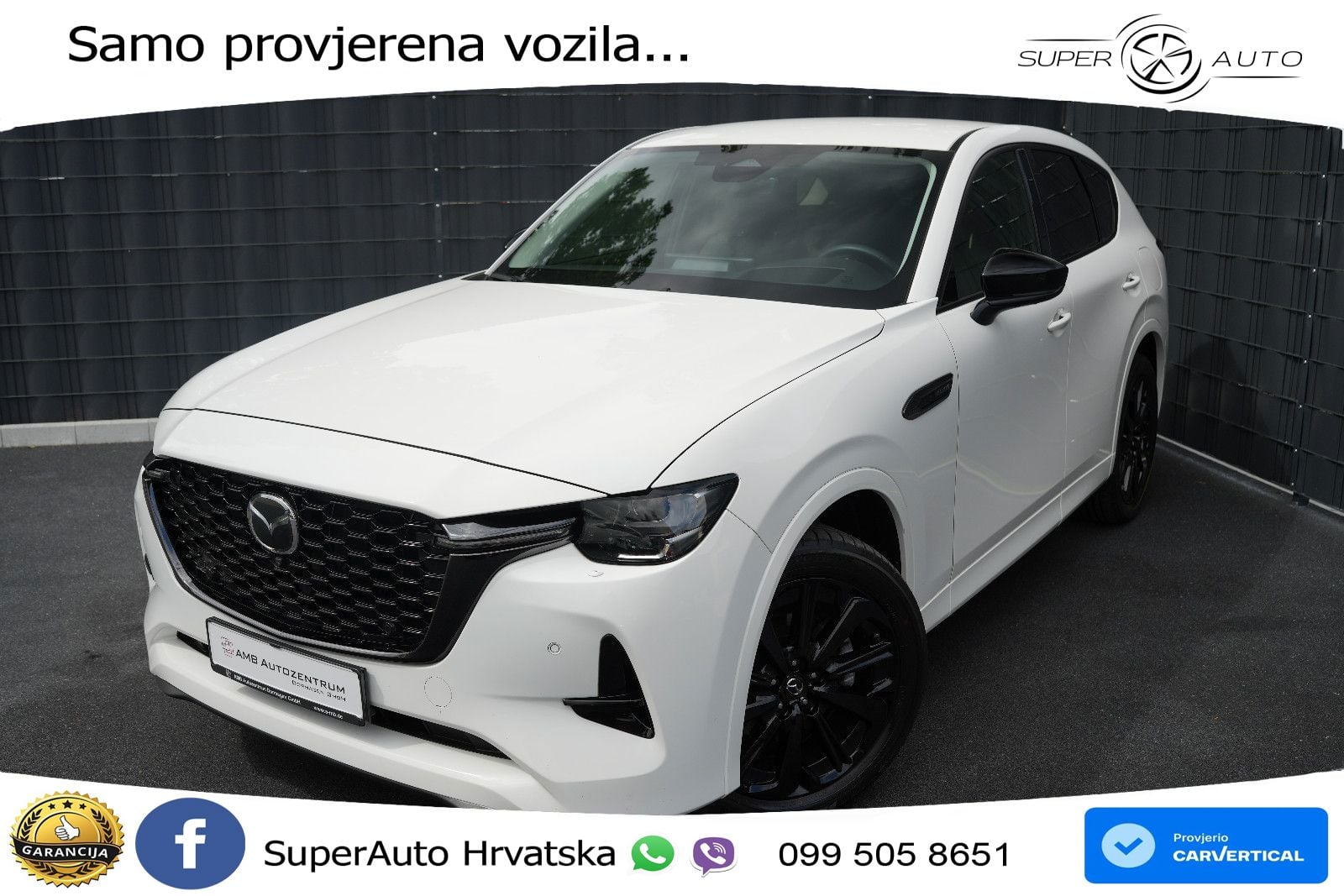 Mazda CX-60 3.3 e-Skyactiv D (200 KS) Automatic LED+GR SJED+ACC