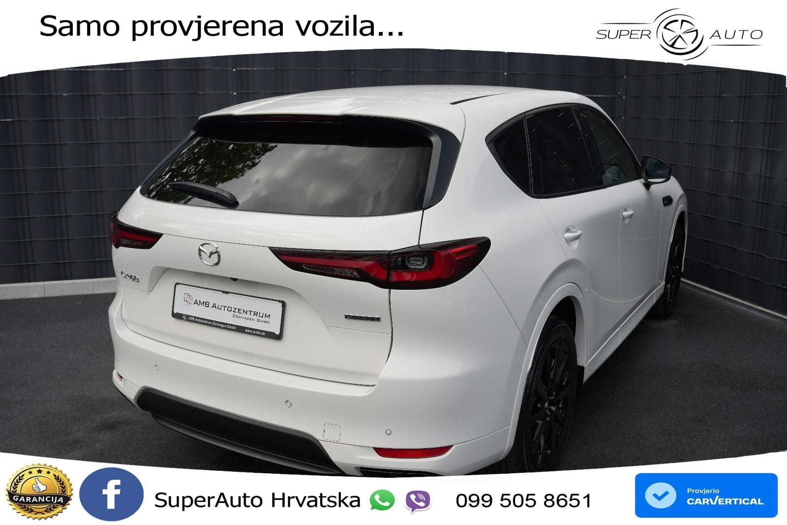 Mazda CX-60 3.3 e-Skyactiv D (200 KS) Automatic LED+GR SJED+ACC