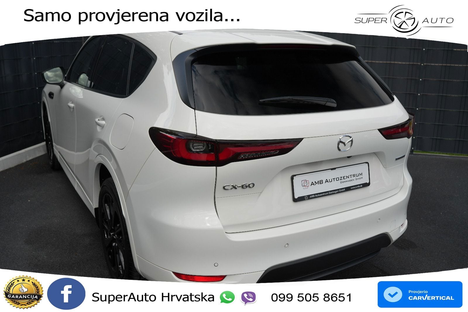 Mazda CX-60 3.3 e-Skyactiv D (200 KS) Automatic LED+GR SJED+ACC