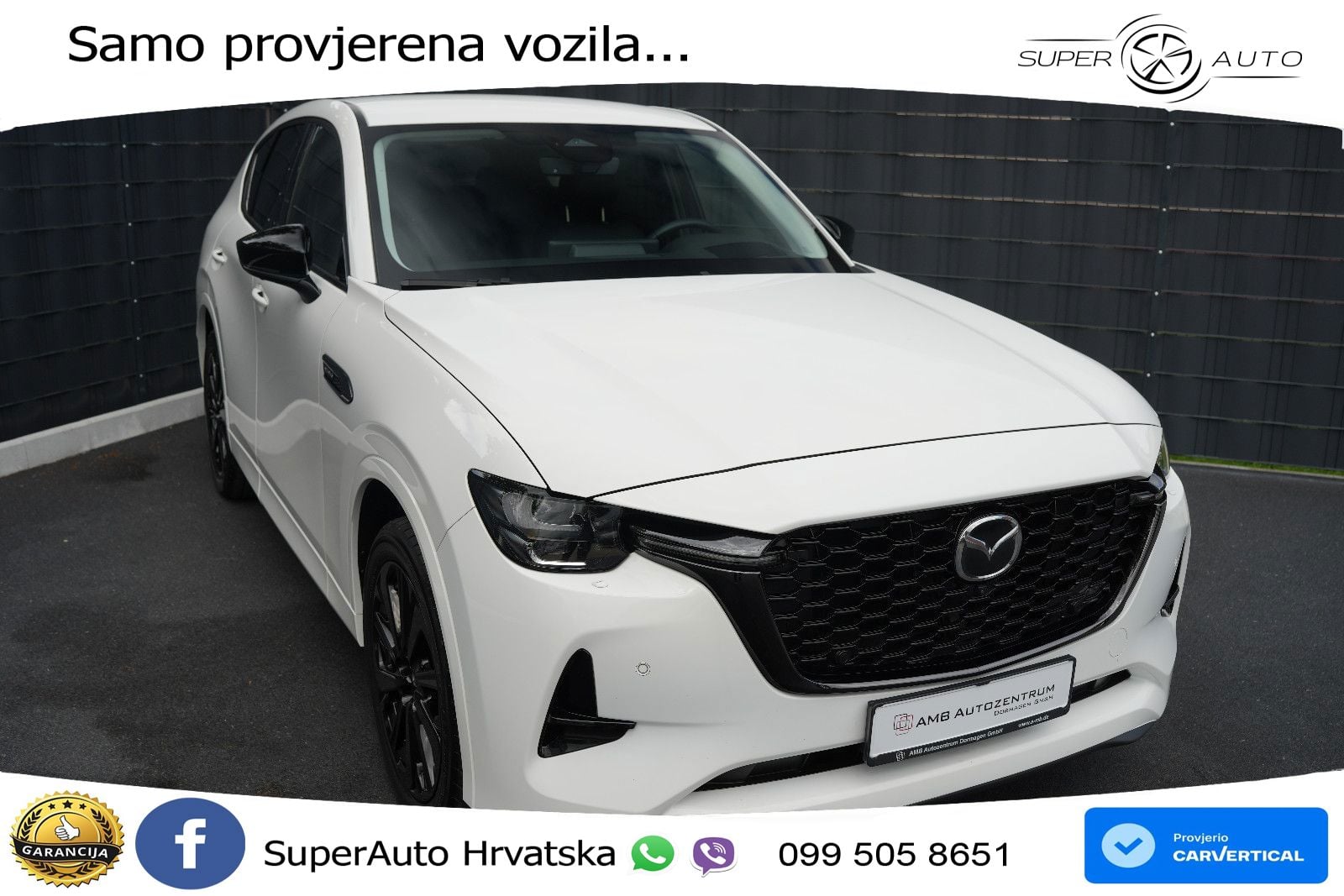 Mazda CX-60 3.3 e-Skyactiv D (200 KS) Automatic LED+GR SJED+ACC