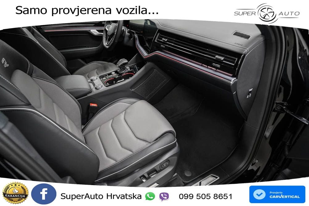 Volkswagen Touareg 3.0 V6 TDI (286 KS) 4MOTION Tiptronic R-Line ZRAČNI+ACC+GR SJED+KAM+PANO