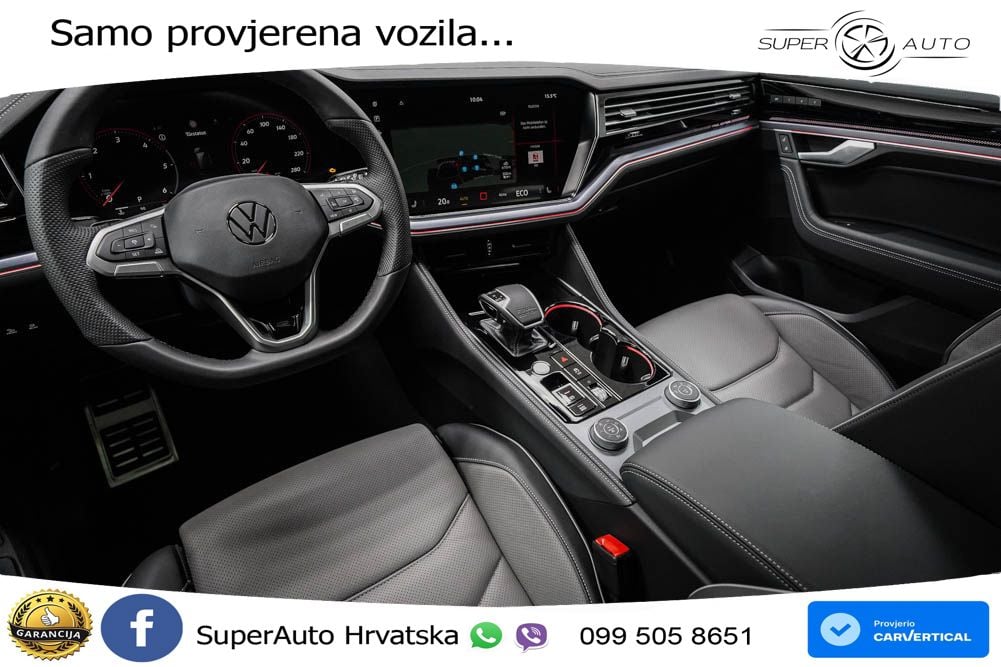 Volkswagen Touareg 3.0 V6 TDI (286 KS) 4MOTION Tiptronic R-Line ZRAČNI+ACC+GR SJED+KAM+PANO