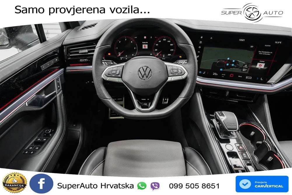 Volkswagen Touareg 3.0 V6 TDI (286 KS) 4MOTION Tiptronic R-Line ZRAČNI+ACC+GR SJED+KAM+PANO