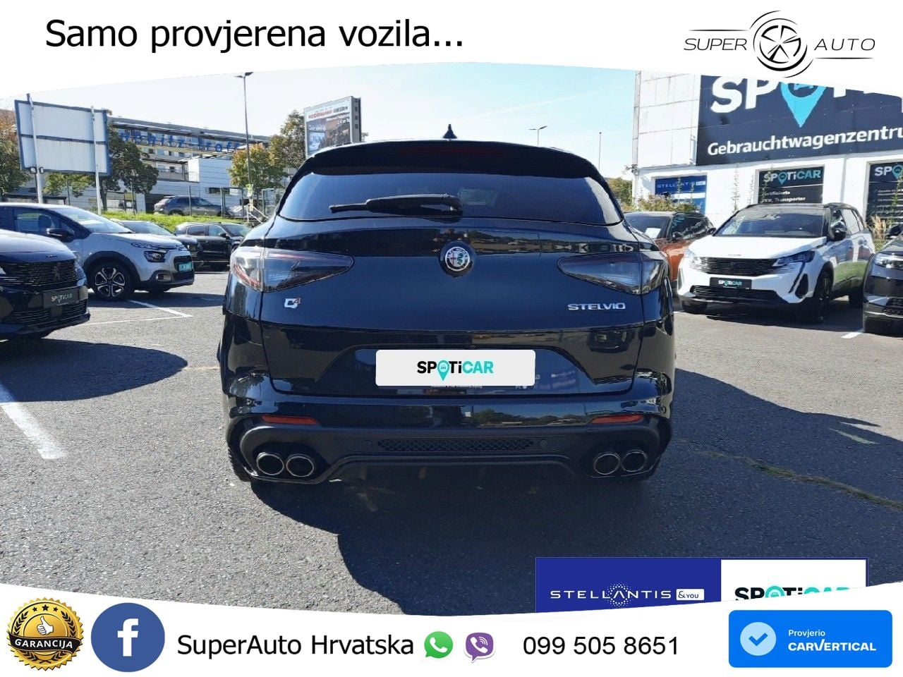 Alfa Romeo Stelvio Quadrifoglio 2.9 V6 Bi-Turbo (520 KS) Q4 Automatic LED+GR SJED+ACC