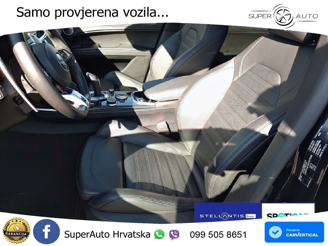 Alfa Romeo Stelvio Quadrifoglio 2.9 V6 Bi-Turbo (520 KS) Q4 Automatic LED+GR SJED+ACC
