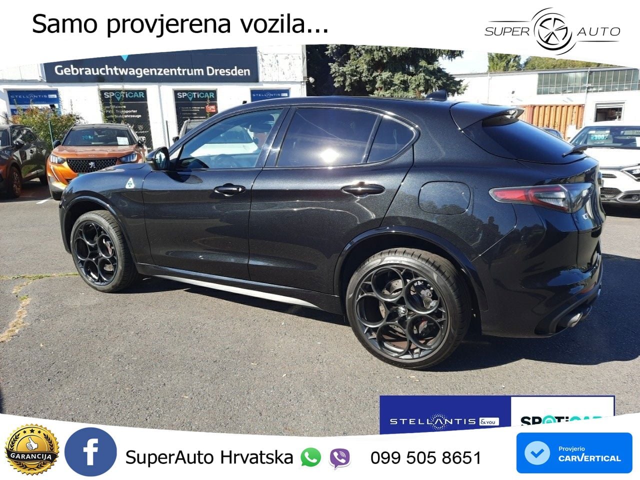 Alfa Romeo Stelvio Quadrifoglio 2.9 V6 Bi-Turbo (520 KS) Q4 Automatic LED+GR SJED+ACC