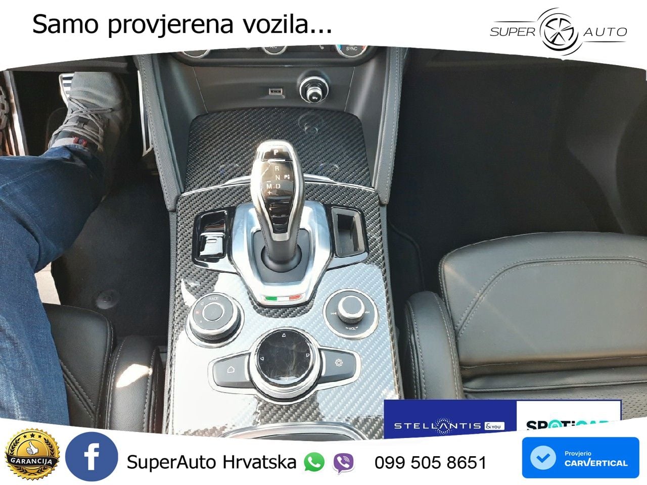 Alfa Romeo Stelvio Quadrifoglio 2.9 V6 Bi-Turbo (520 KS) Q4 Automatic LED+GR SJED+ACC