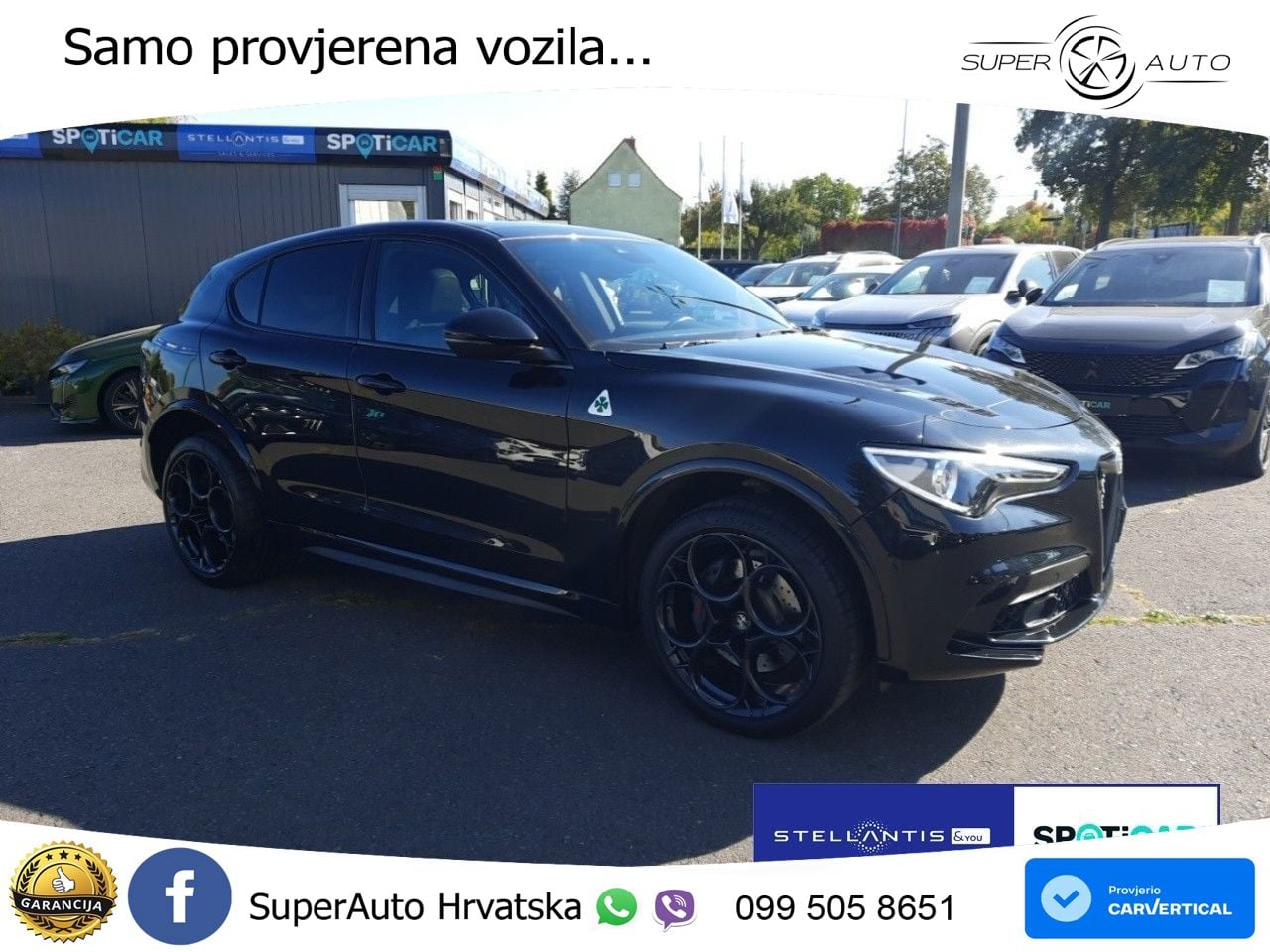 Alfa Romeo Stelvio Quadrifoglio 2.9 V6 Bi-Turbo (520 KS) Q4 Automatic LED+GR SJED+ACC