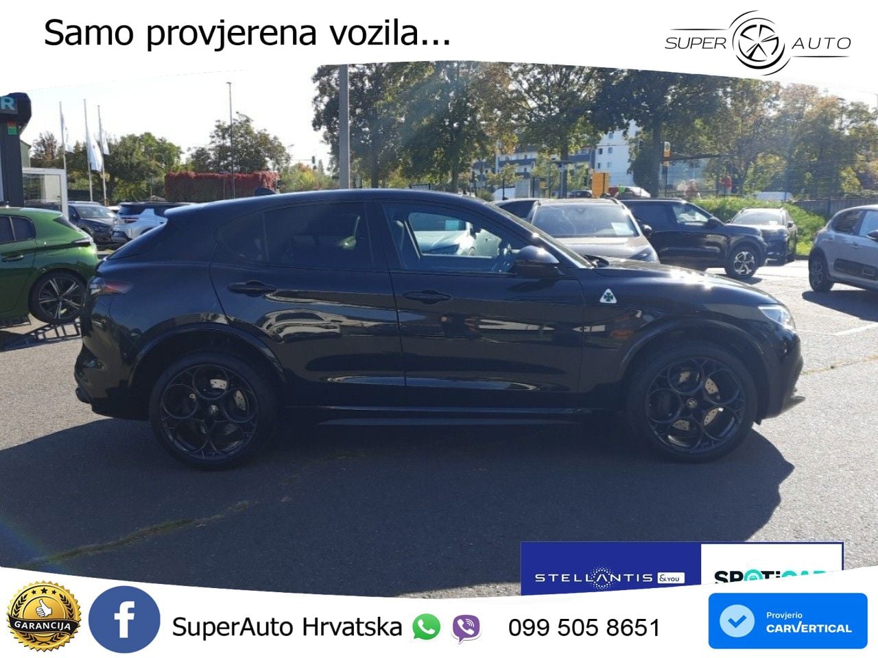 Alfa Romeo Stelvio Quadrifoglio 2.9 V6 Bi-Turbo (520 KS) Q4 Automatic LED+GR SJED+ACC