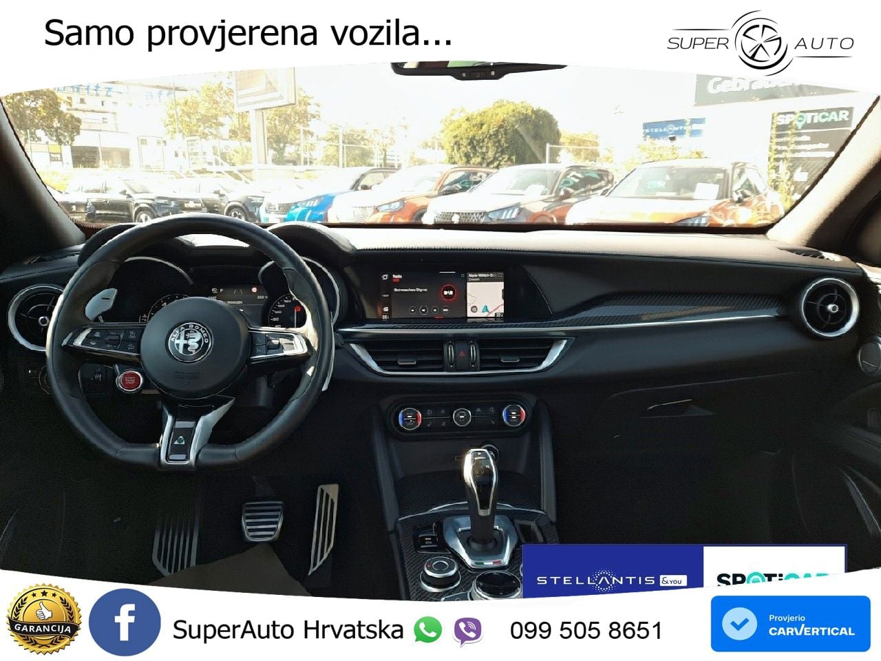 Alfa Romeo Stelvio Quadrifoglio 2.9 V6 Bi-Turbo (520 KS) Q4 Automatic LED+GR SJED+ACC