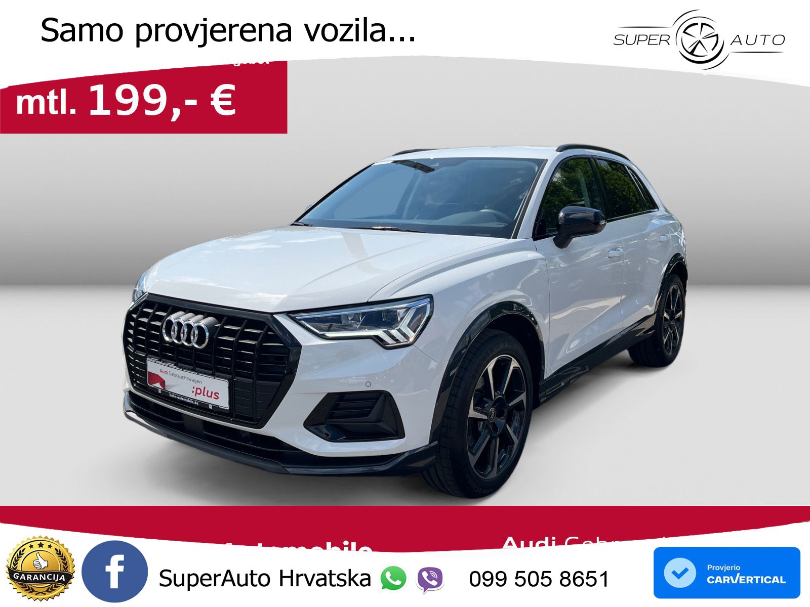 Audi Q3 35 TFSI (150 KS) S tronic advanced LED+GR SJED+ACC