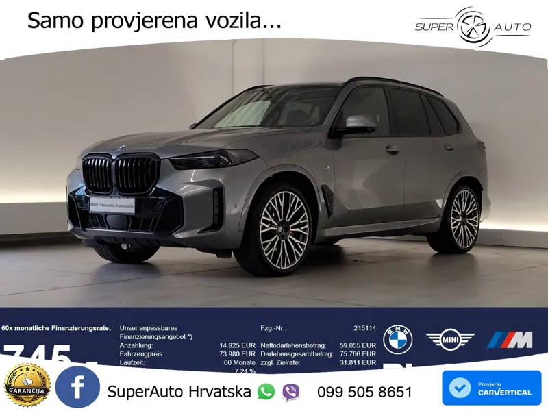 BMW X5 30d (298 KS) xDrive Steptronic M Sport LED+GR SJED+ACC