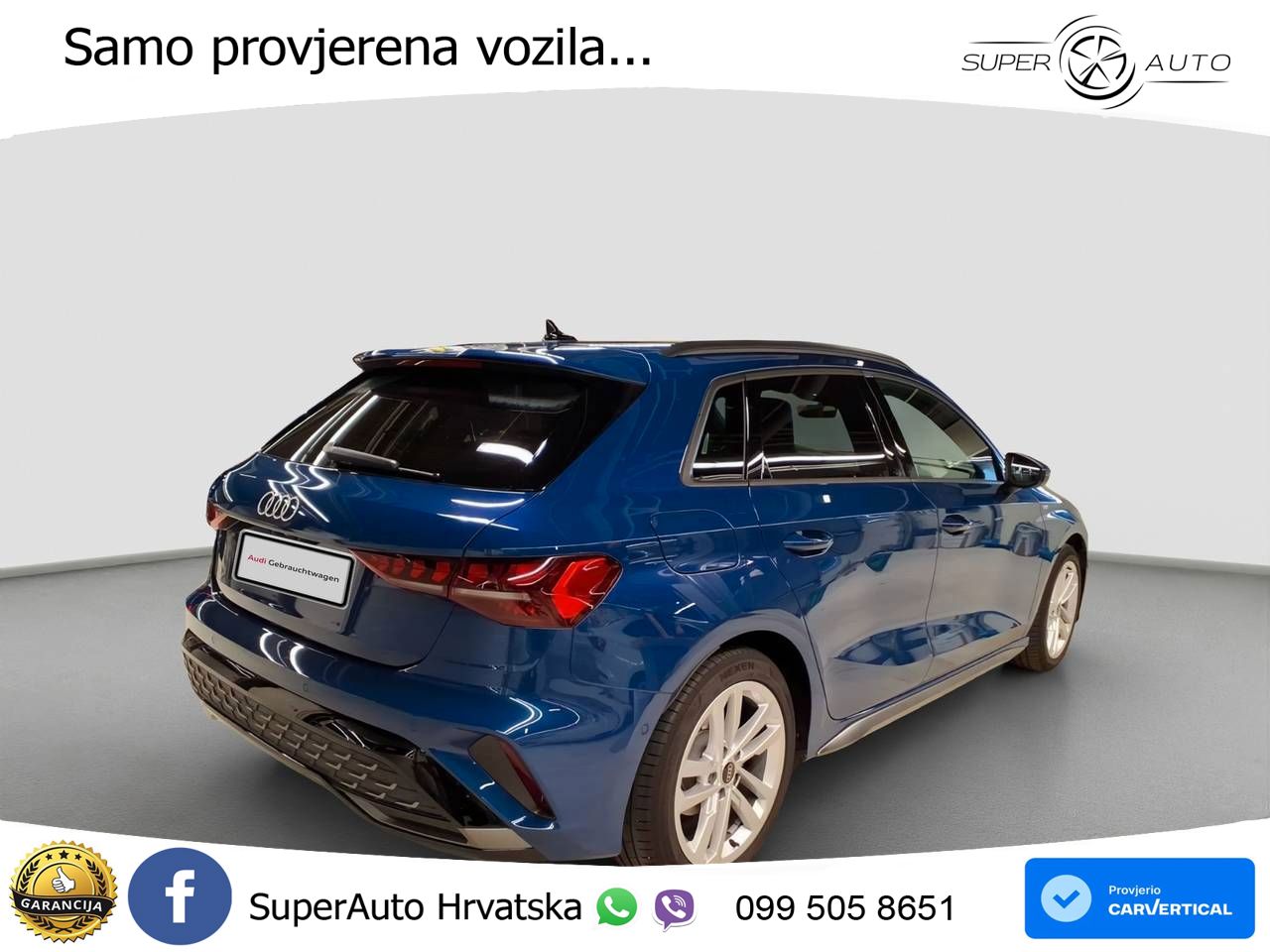 Audi A3 35 TFSI (150 KS) S line LED+GR SJED+ACC