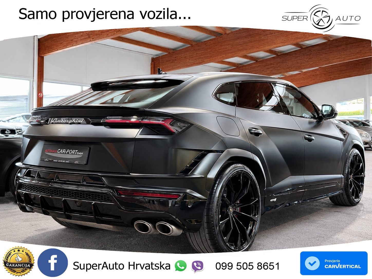 Lamborghini Urus S 4.0 V8 (666 KS) 4WD Automatic LED+GR SJED+ACC