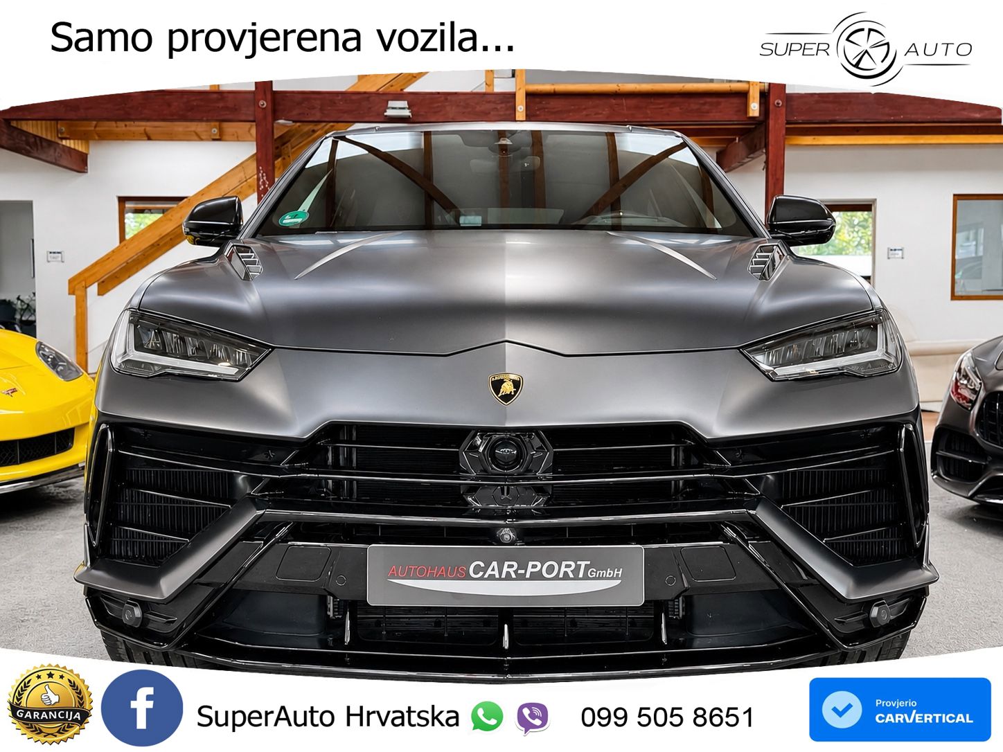 Lamborghini Urus S 4.0 V8 (666 KS) 4WD Automatic LED+GR SJED+ACC