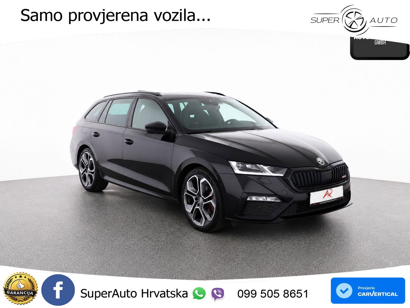 Škoda Octavia Combi RS 2.0 TDI (200 KS) 4x4 DSG LED+GR SJED+ACC