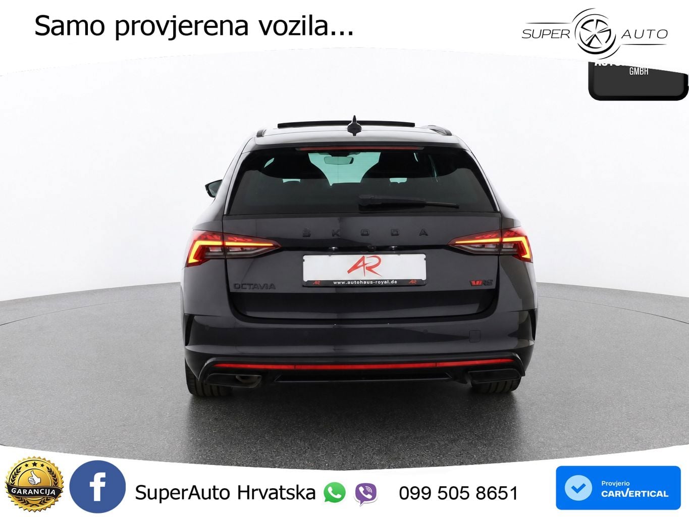 Škoda Octavia Combi RS 2.0 TDI (200 KS) 4x4 DSG LED+GR SJED+ACC