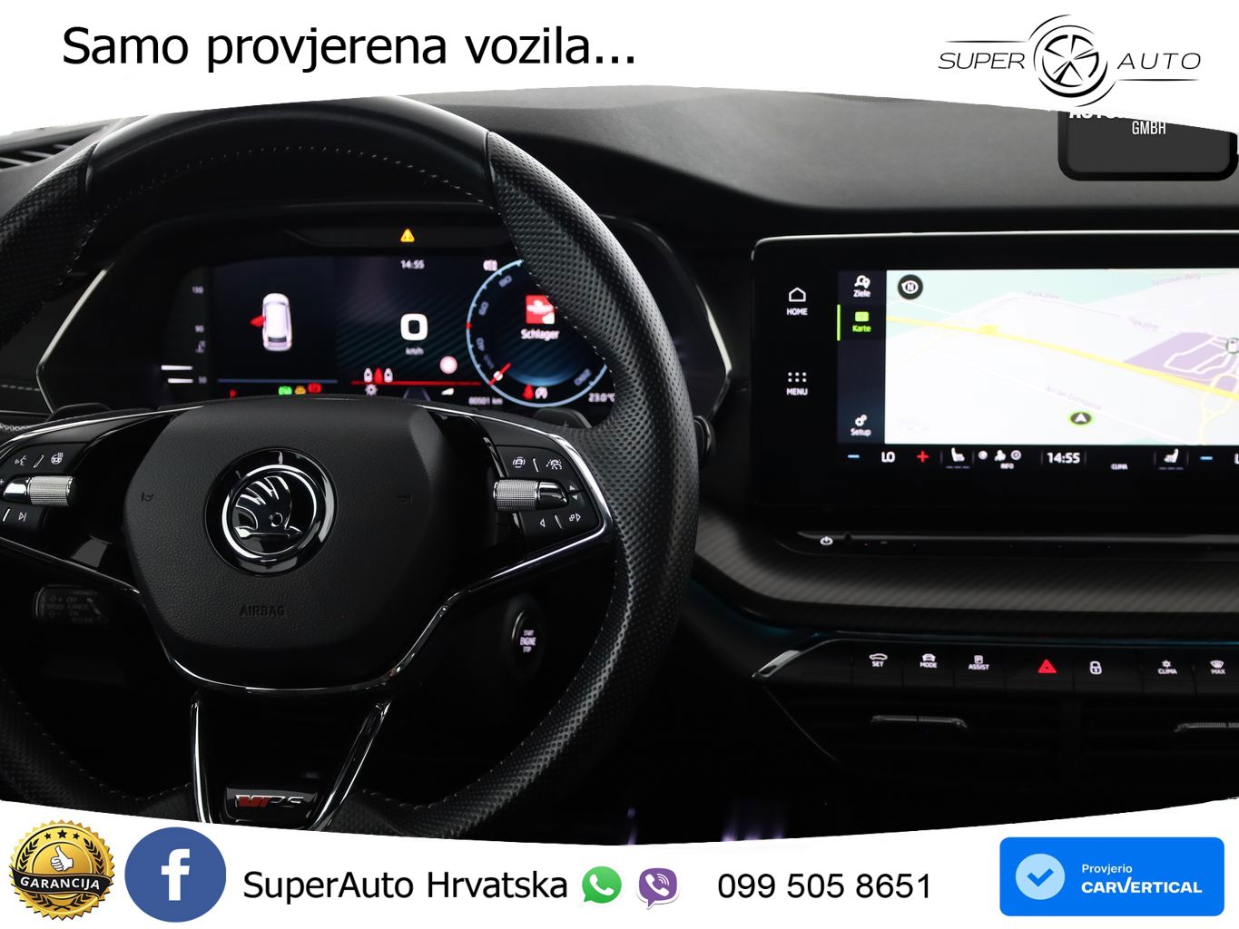 Škoda Octavia Combi RS 2.0 TDI (200 KS) 4x4 DSG LED+GR SJED+ACC
