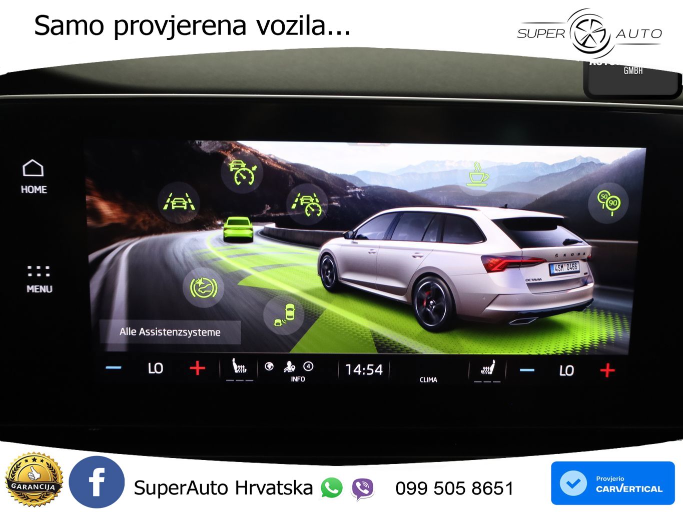 Škoda Octavia Combi RS 2.0 TDI (200 KS) 4x4 DSG LED+GR SJED+ACC