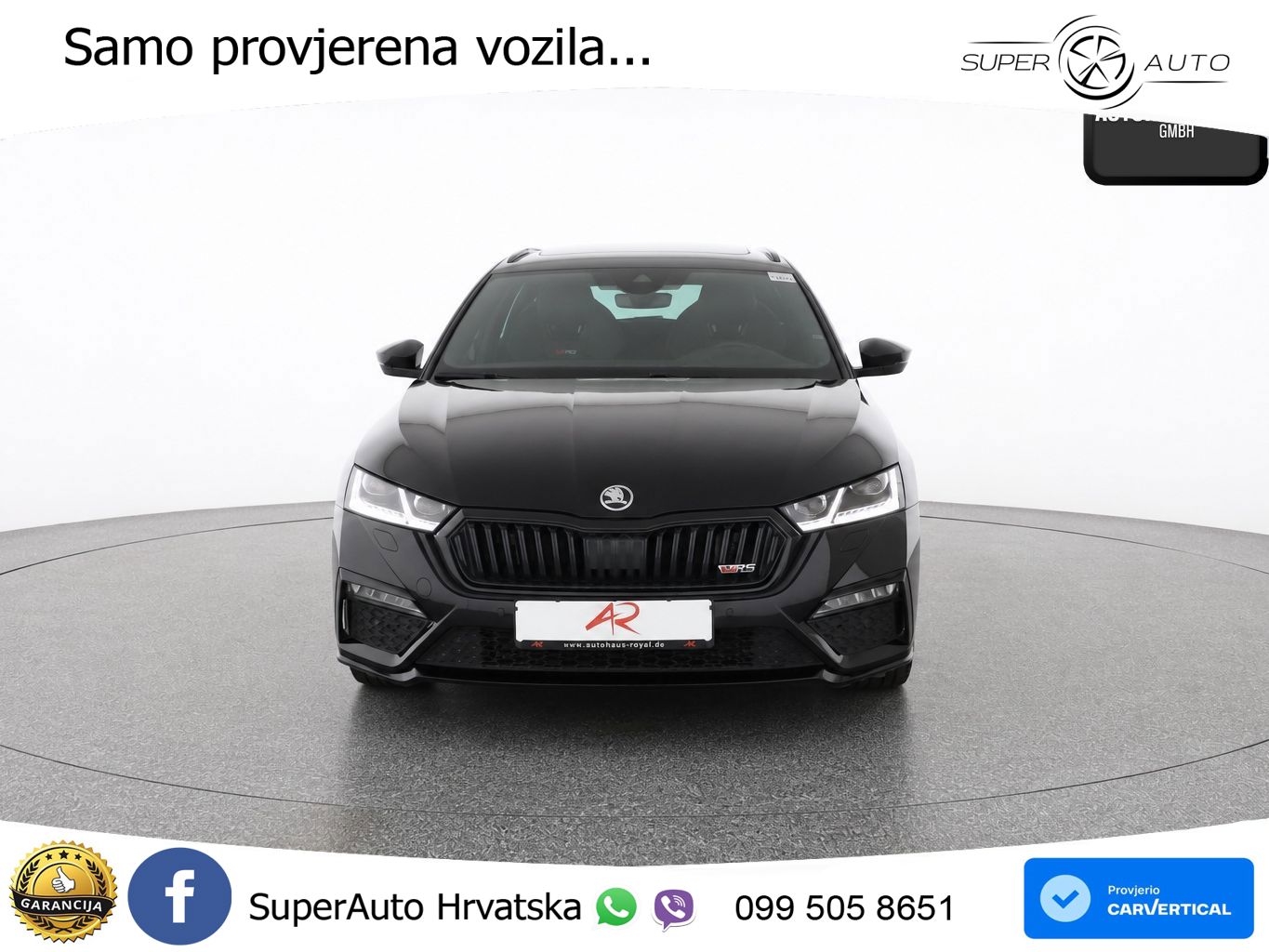 Škoda Octavia Combi RS 2.0 TDI (200 KS) 4x4 DSG LED+GR SJED+ACC