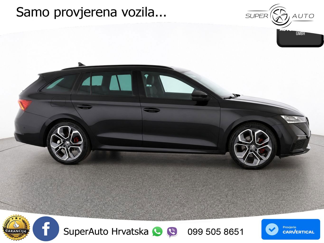 Škoda Octavia Combi RS 2.0 TDI (200 KS) 4x4 DSG LED+GR SJED+ACC
