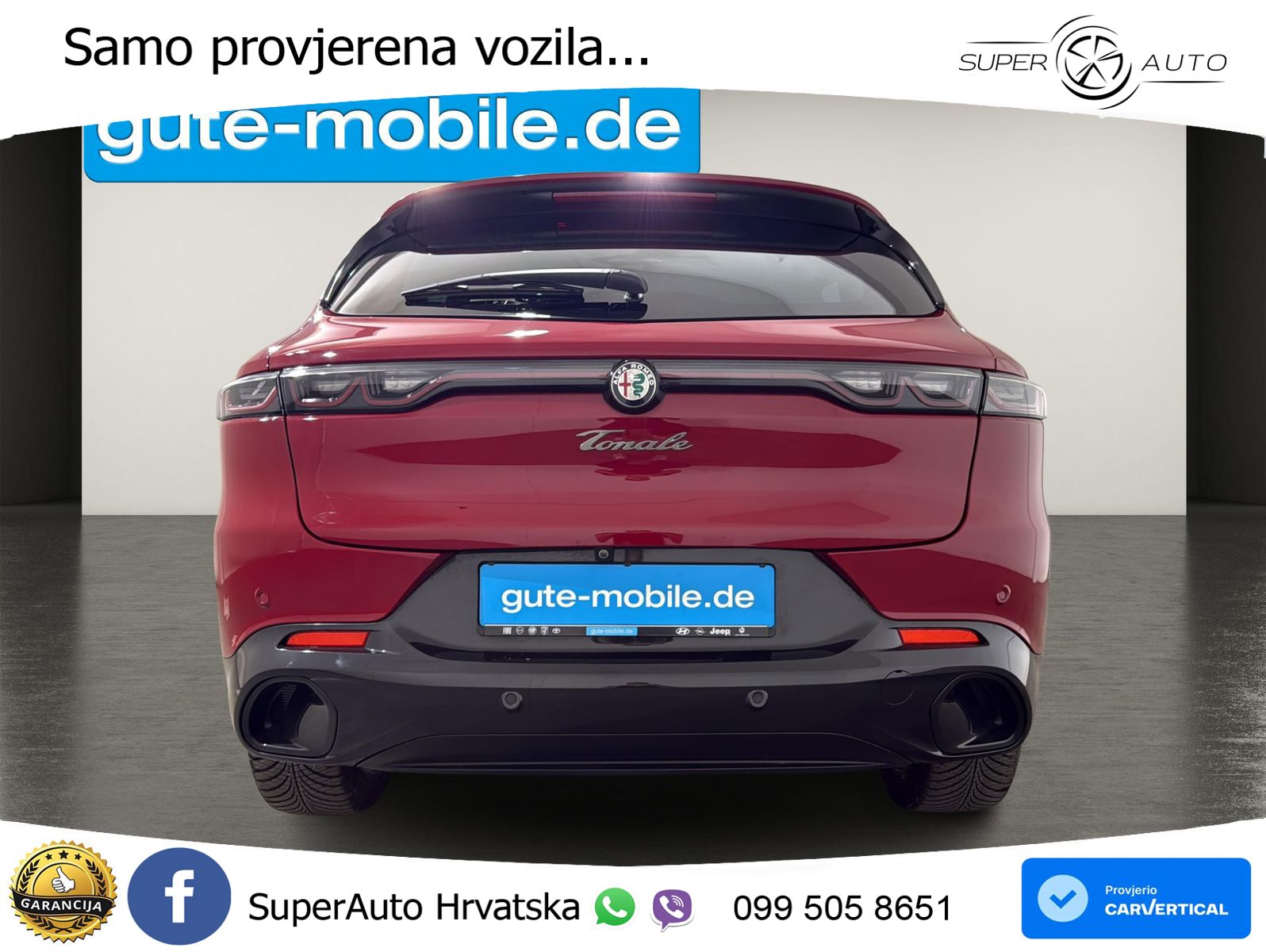 Alfa Romeo Tonale 1.5 VGT (160 KS) 48V-Hybrid TCT LED+GR SJED+ACC