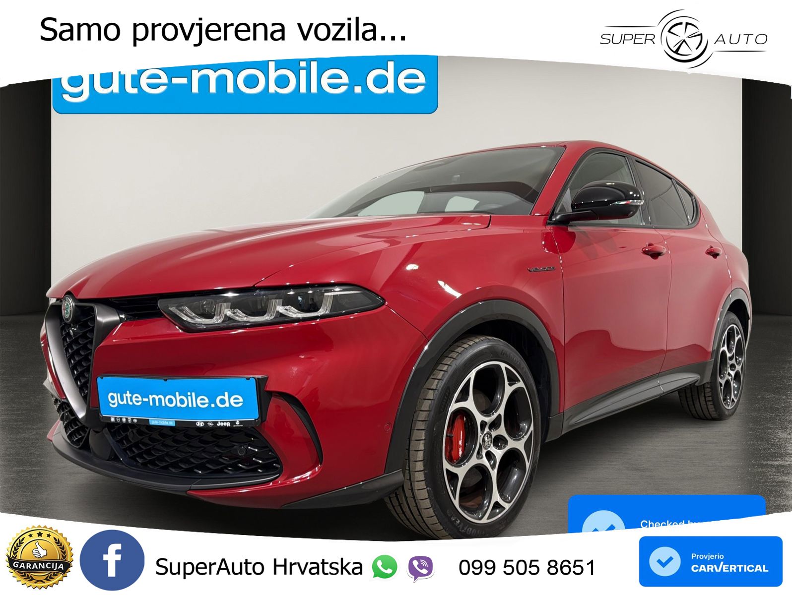 Alfa Romeo Tonale 1.5 VGT (160 KS) 48V-Hybrid TCT LED+GR SJED+ACC