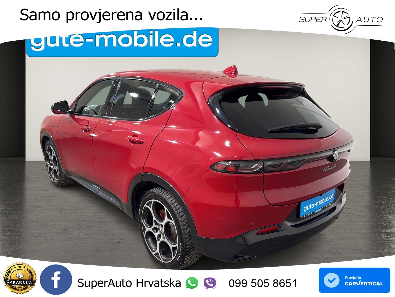Alfa Romeo Tonale 1.5 VGT (160 KS) 48V-Hybrid TCT LED+GR SJED+ACC