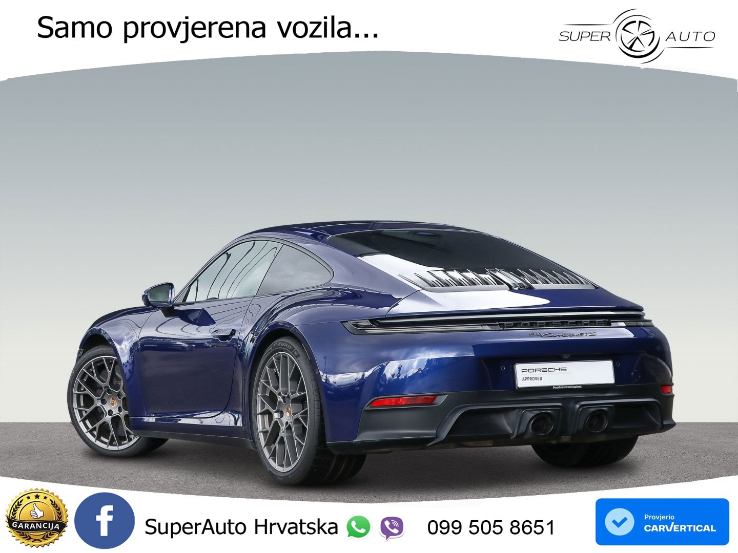 Porsche 911 Carrera GTS 3.6 (541 KS) T-Hybrid PDK MATRIX+GR SJED+KAM