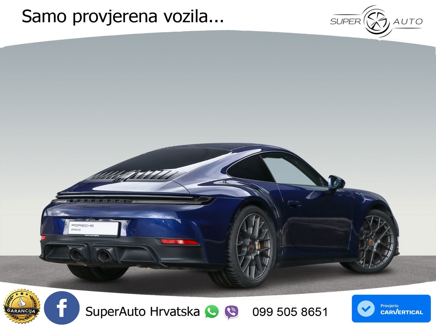 Porsche 911 Carrera GTS 3.6 (541 KS) T-Hybrid PDK MATRIX+GR SJED+KAM