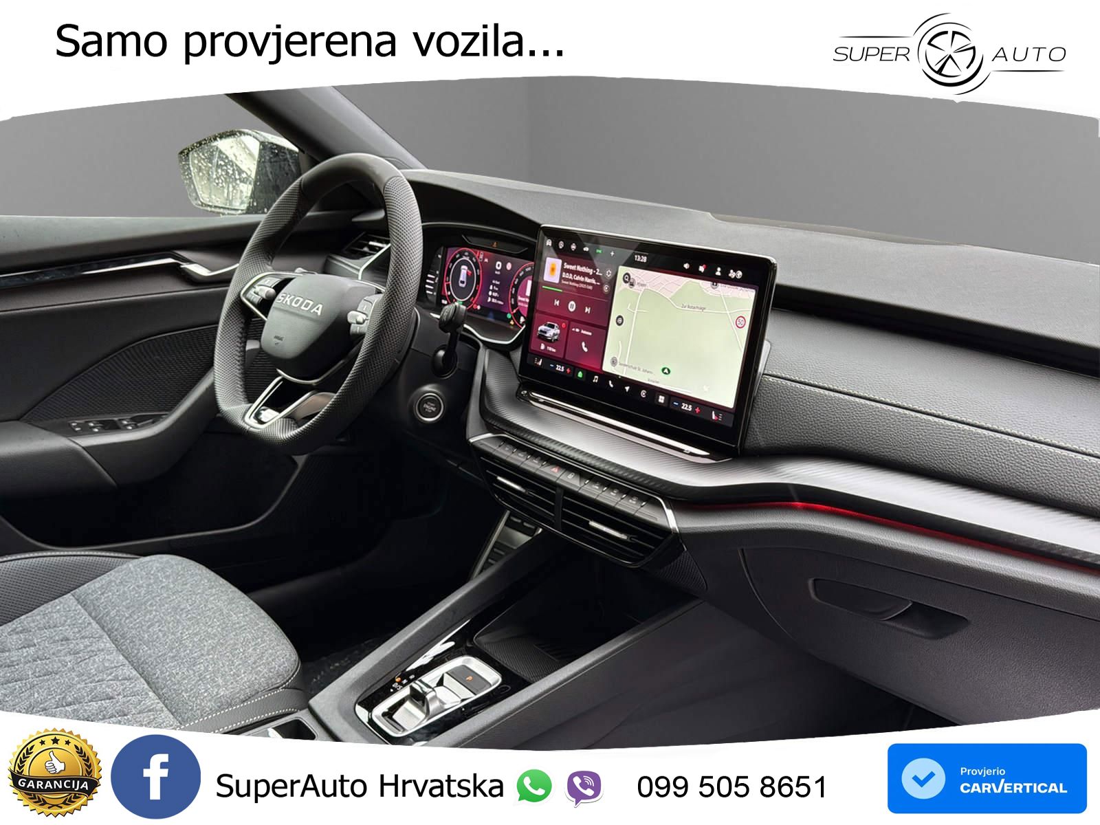 Škoda Octavia Combi 2.0 TDI (150 KS) DSG SportLine MATRIX+GR SJED+KAM