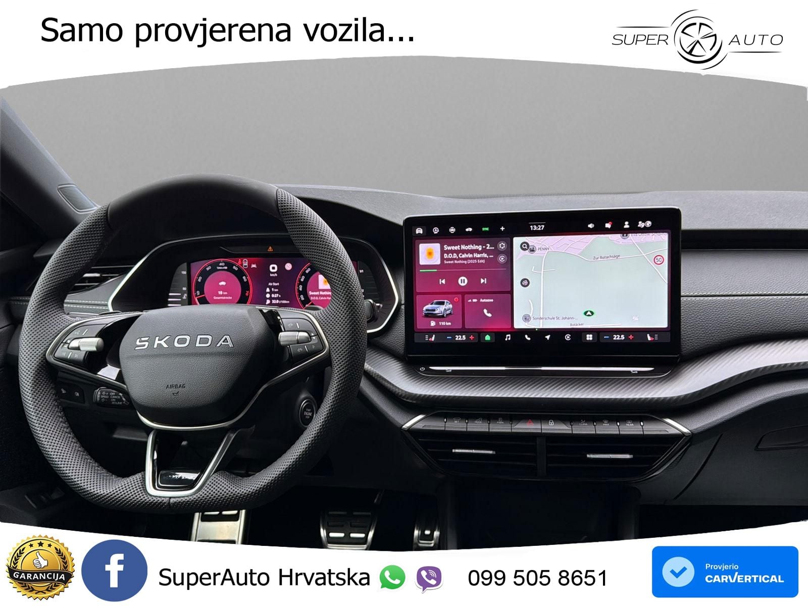 Škoda Octavia Combi 2.0 TDI (150 KS) DSG SportLine MATRIX+GR SJED+KAM