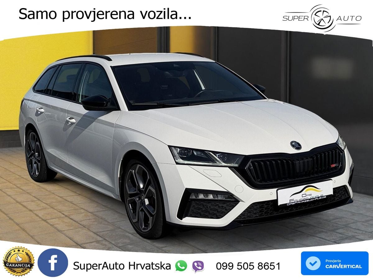 Škoda Octavia Combi RS 2.0 TSI (245 KS) DSG LED+GR SJED+ACC